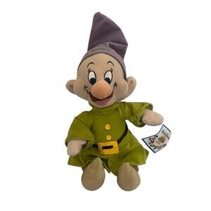 Walt Disney's The Seven Dwarfs Dopey Plush 11" Collectible Toy Factory 7-210 90s